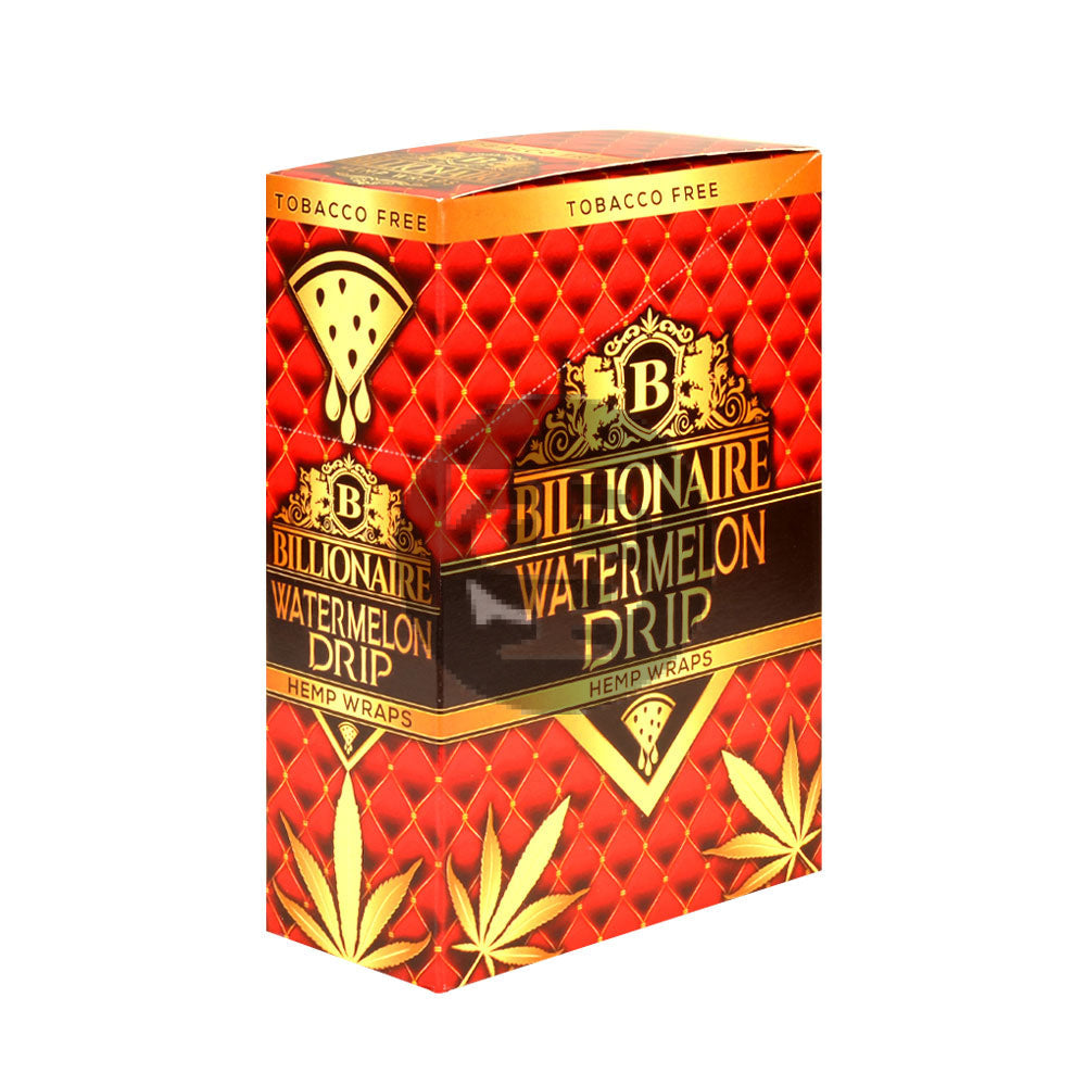 Billionaire Hemp Wraps 25 packs of 2 Watermelon Drip