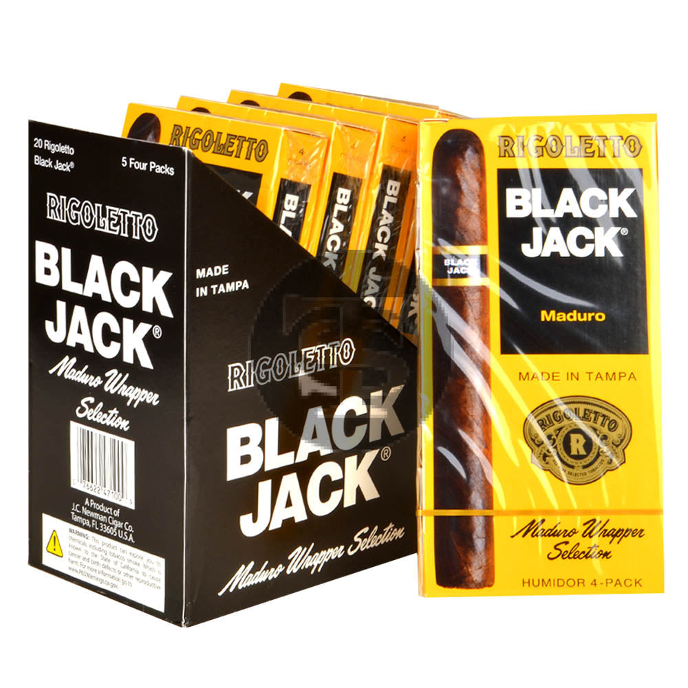 Black Jack Rigoletto Cigars 4 Packs of 5 – Tobacco Stock