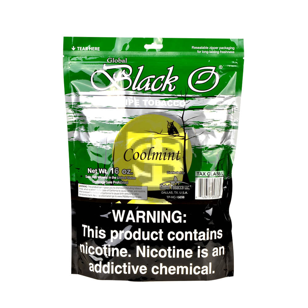 Black O Cool Mint Pipe Tobacco 16 oz. Bag – Tobacco Stock