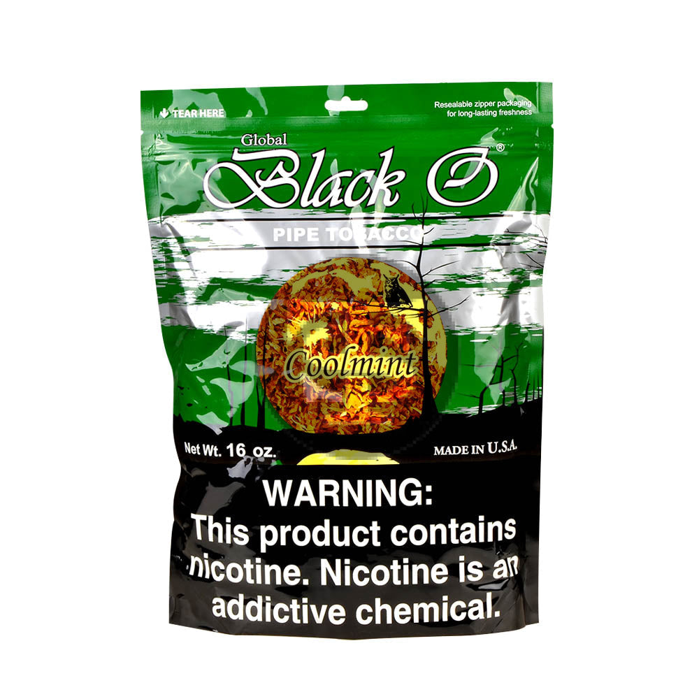 美品　 Originals TOBACCO Black O Cool Mint Pipe Tobacco 16 oz. Bag – Tobacco Stock