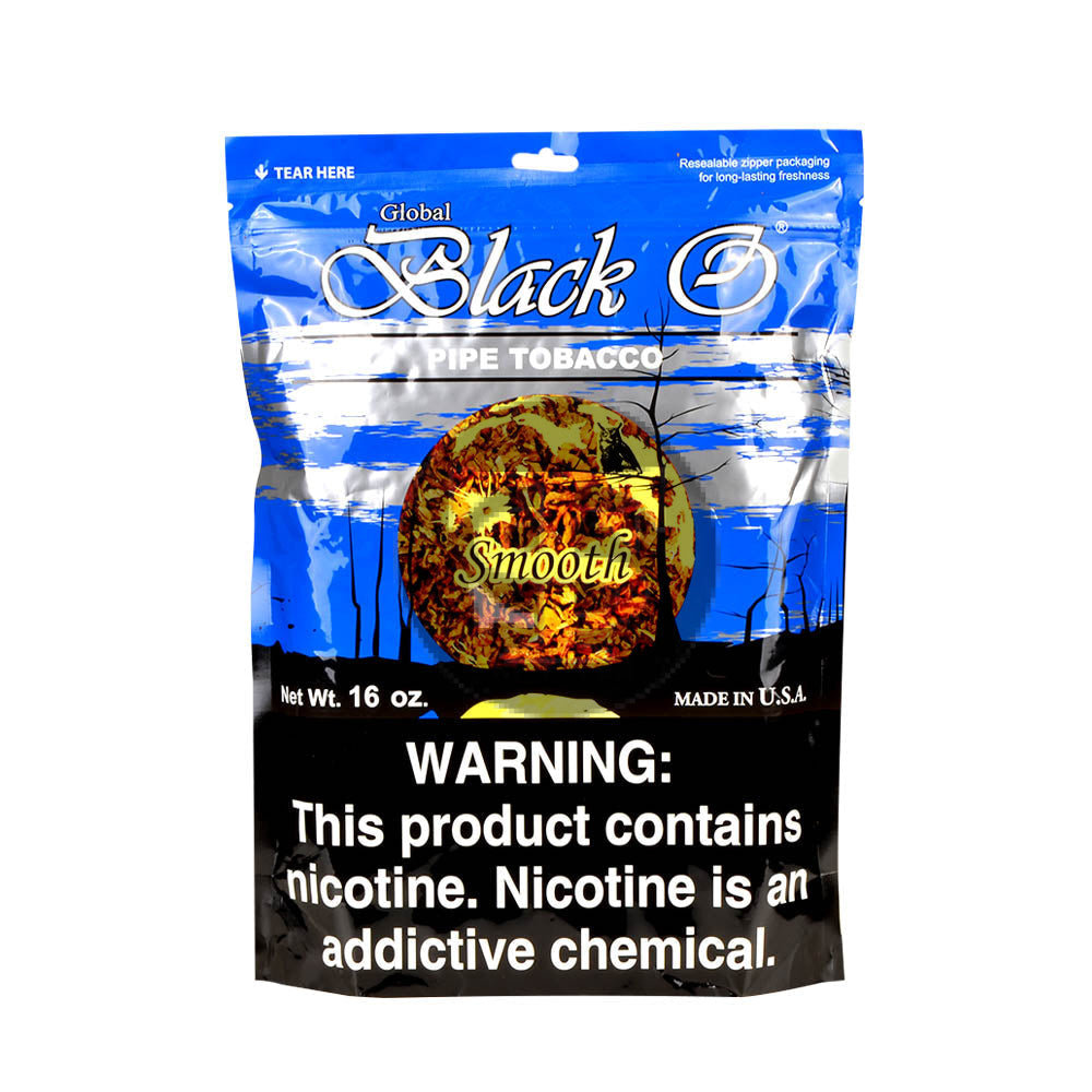 Black O Smooth Pipe Tobacco 16 oz. Bag