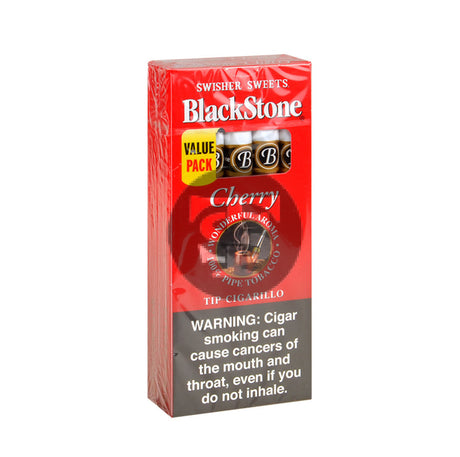 Blackstone Tip Cherry Cigarillos 20 Packs of 5