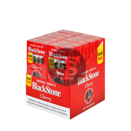 Blackstone Tip Cherry Cigarillos 20 Packs of 5
