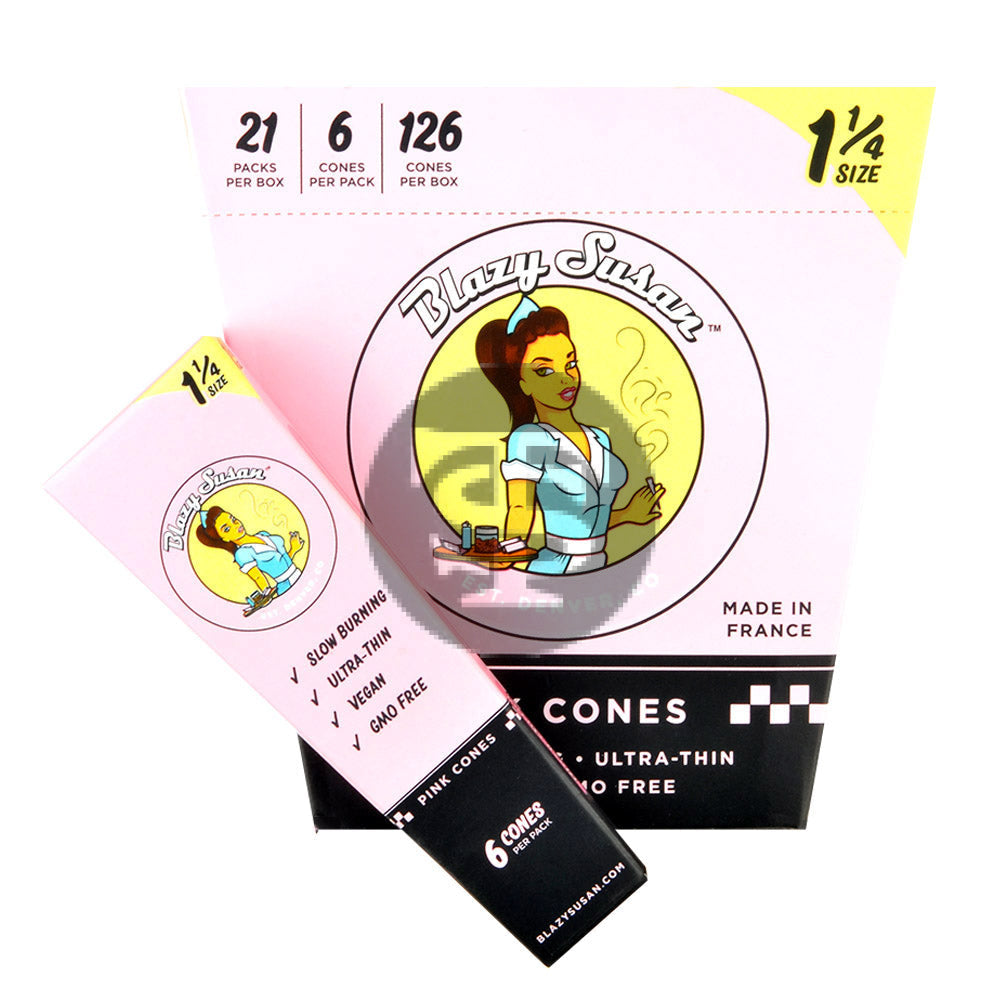 Blazy Susan Pink Cones 1 1/4 Size 21 Packs of 6