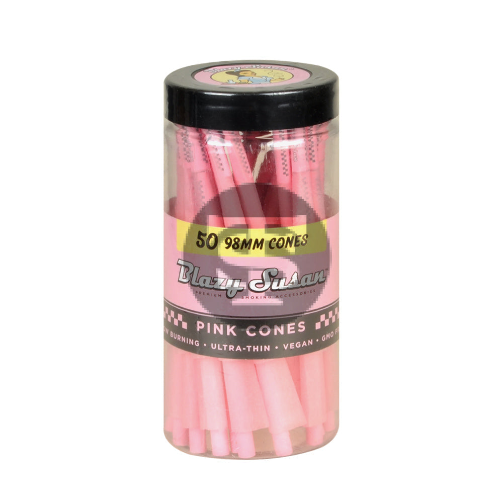 Blazy Susan Pink Cones 98mm Jar of 50