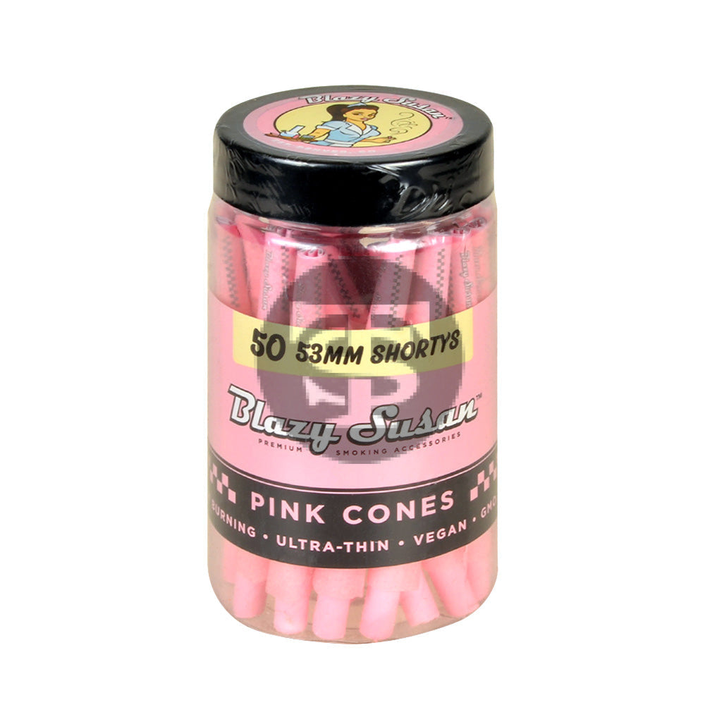 Blazy Susan Pink Cones Shortys 53mm Jar of 50