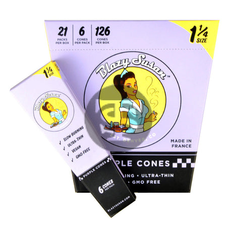 Blazy Susan Purple Cones 1 1/4 Size 21 Packs of 6