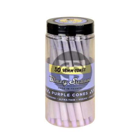 Blazy Susan Purple Cones 98mm Jar of 50