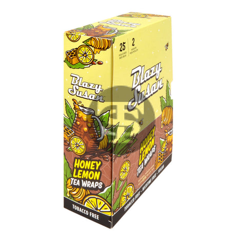 Blazy Susan Wraps Honey Lemon Tea Leaf 25 Packs of 2