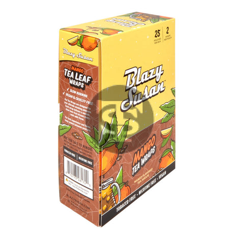 Blazy Susan Wraps Mango Tea Leaf 25 Packs of 2