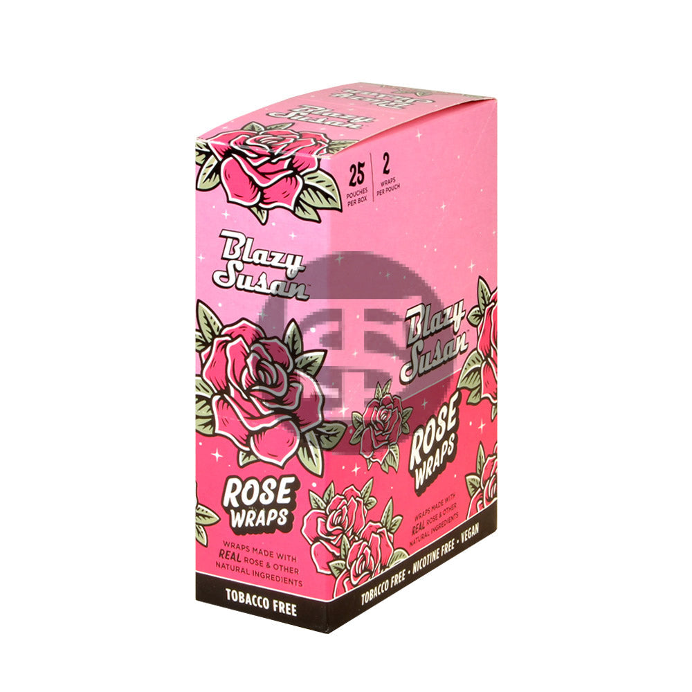 Blazy Susan Wraps | Rose | 25 Packs of 2 | TobaccoStock.com