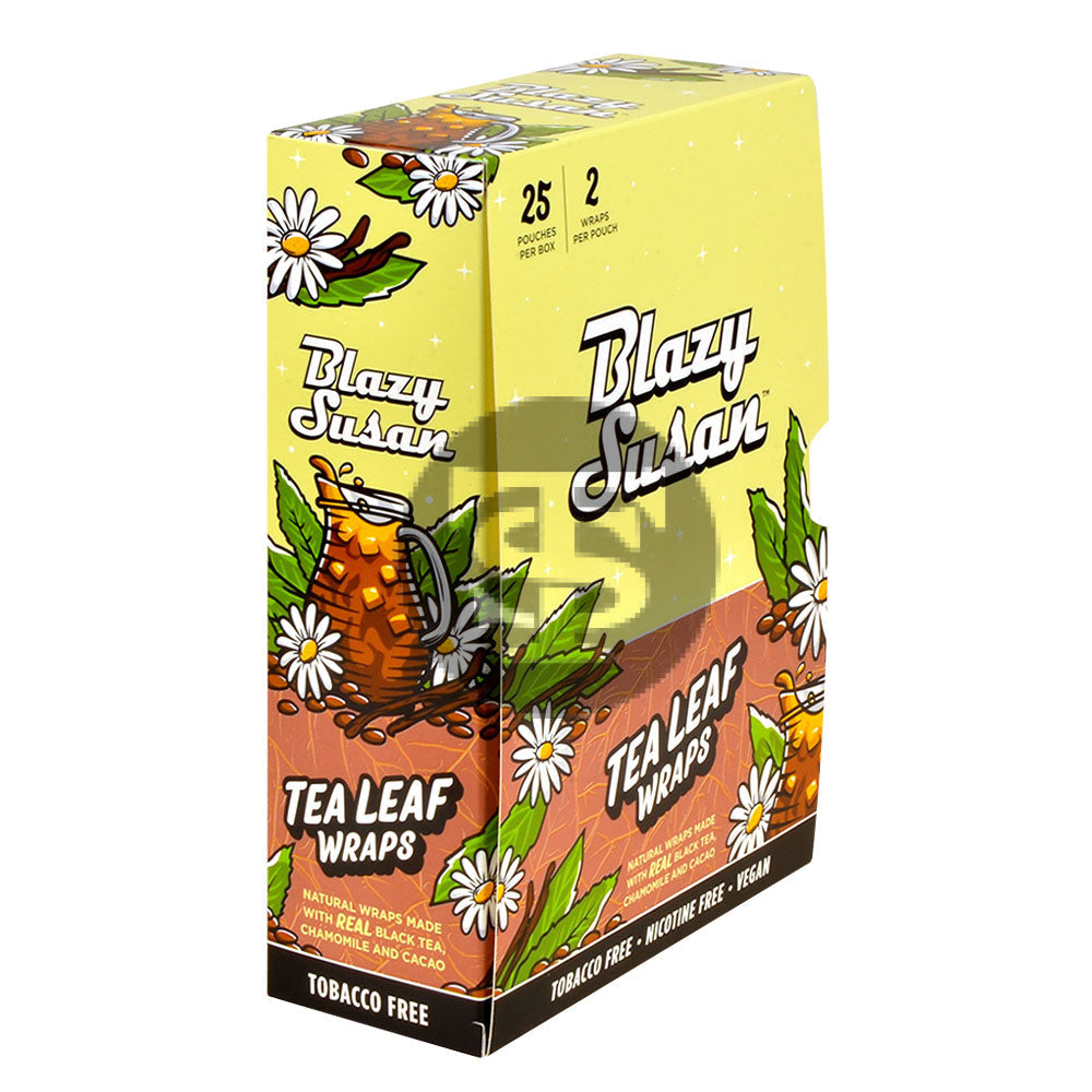 Blazy Susan Wraps | Tea Leaf | 25 Packs of 2 | TobaccoStock.com