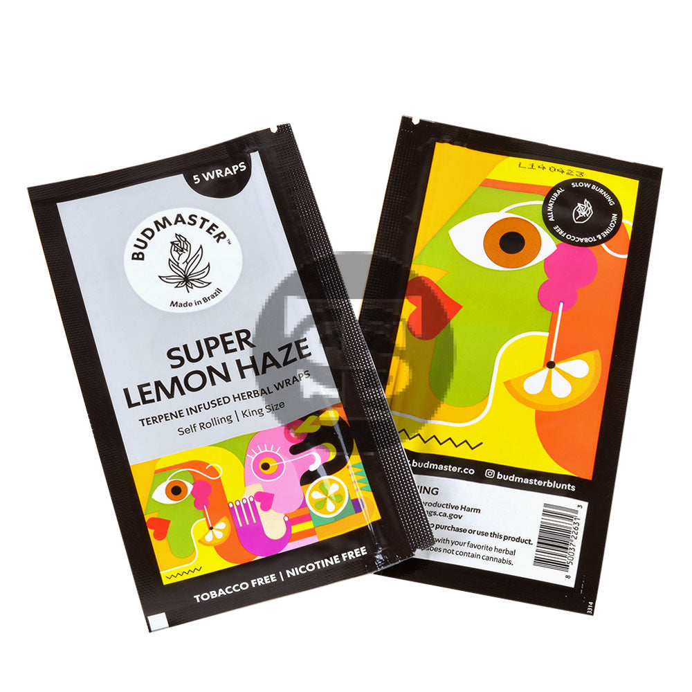 Bud Master Herbal Wraps Super Lemon Haze 12x2pk