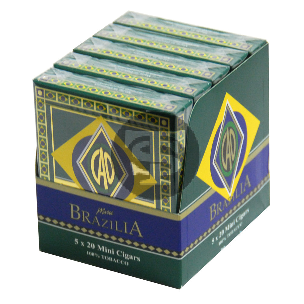 洋楽 BRAZILICA! CAO Brazilia Mini Cigars 5 Packs of 20 – Tobacco Stock