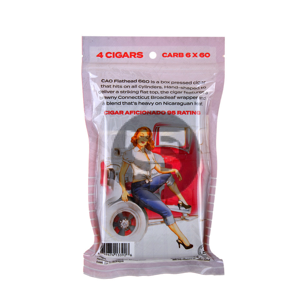 CAO Flathead V660 Carb Cigars Pouch of 4 – Tobacco Stock