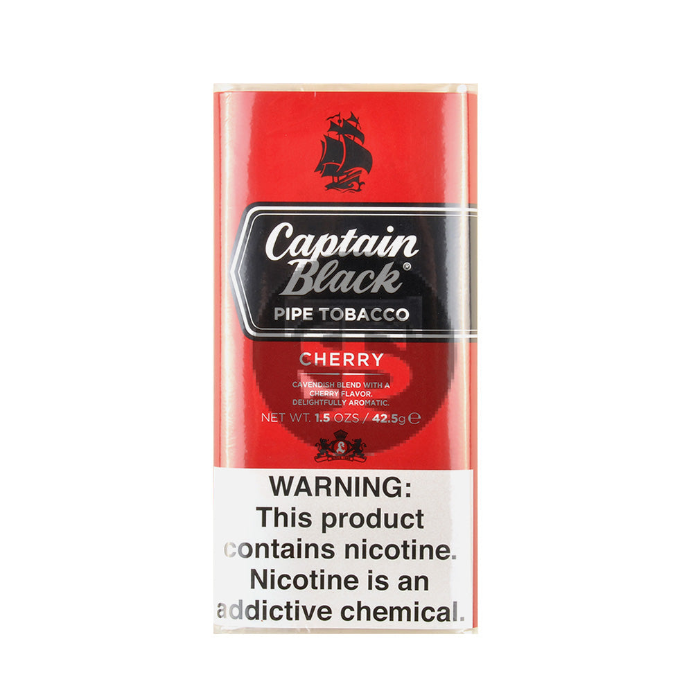 Captain Black Cherry Pipe Tobacco 5 Pockets of 1.5 oz.