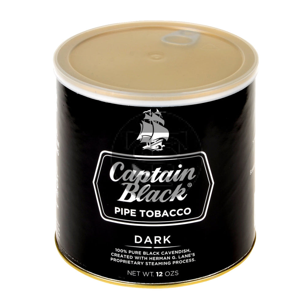Captain Black Dark Pipe Tobacco 12 oz. Can 1