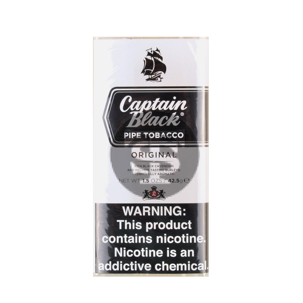 Captain Black Original Pipe Tobacco 5 Pockets of 1.5 oz. – Tobacco