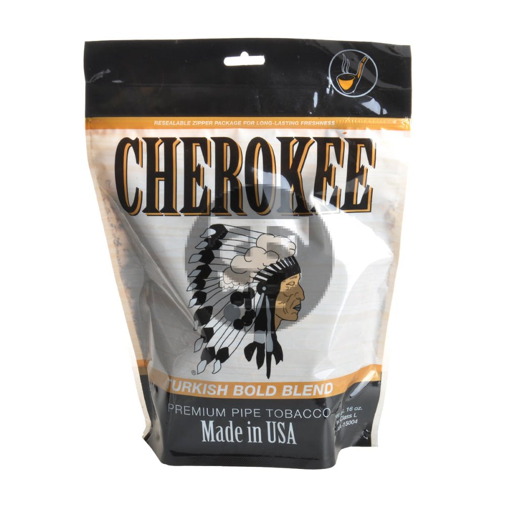 Cherokee Turkish Bold Pipe Tobacco 16 oz. Bag – Tobacco Stock