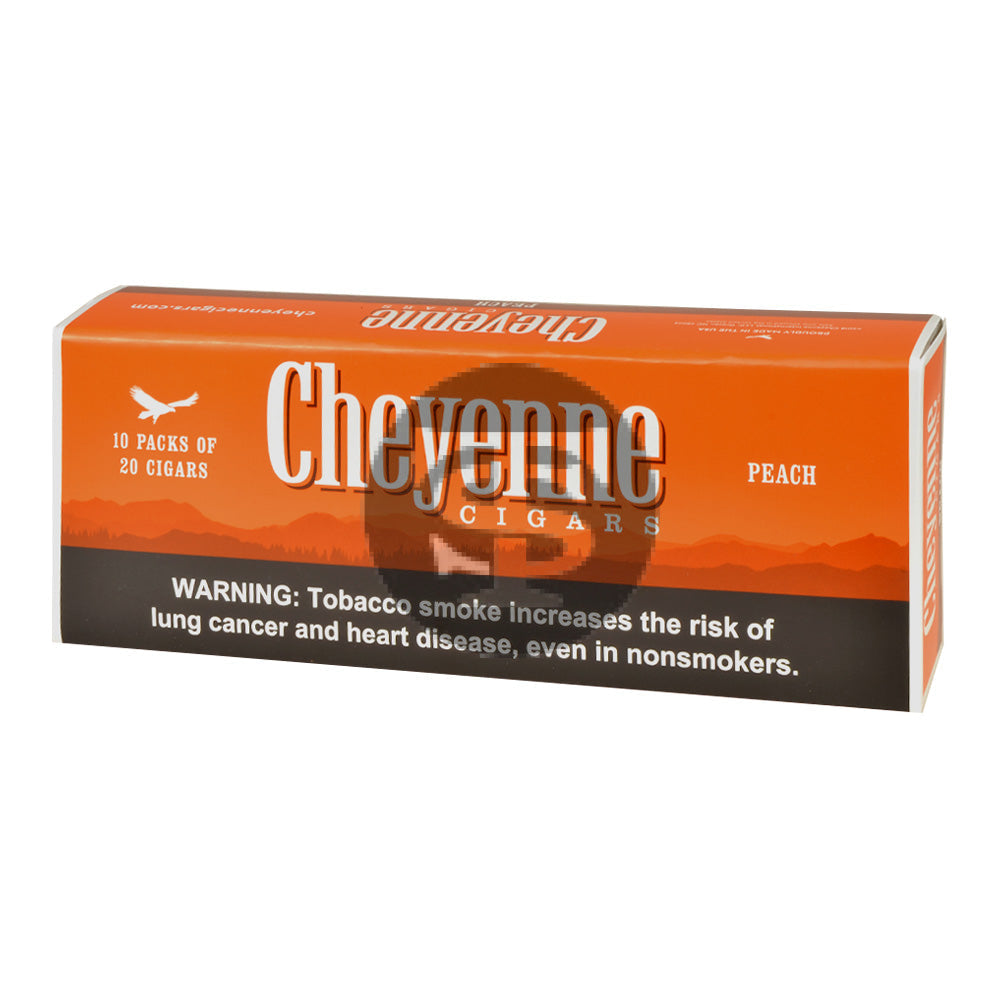 Cheyenne Peach Filtered Cigars 10 Packs of 20 – Tobacco Stock