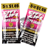 City Life Cigarillos 5 for $1.49 Napa Grape 15 Packs of 5