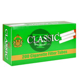 Classic Filter Tubes 100mm Menthol (Green) 5 Cartons of 200 2