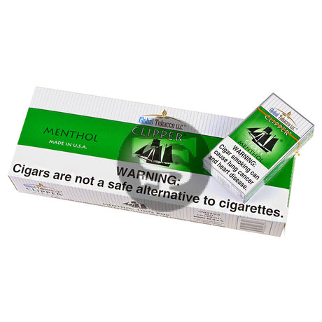 Clipper Filtered Cigars 10 Packs of 20 Menthol