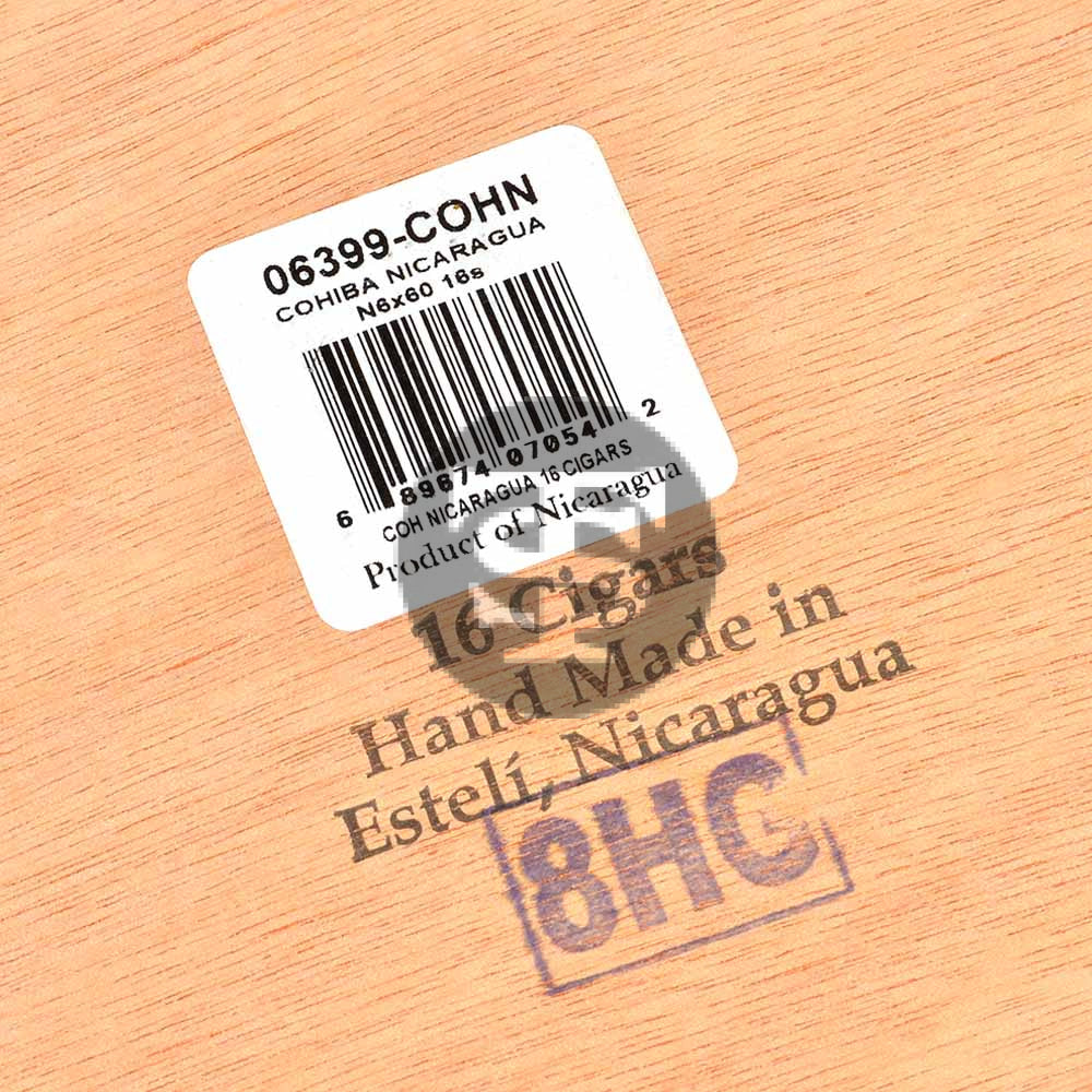 Cohiba Nicaragua N60 Box of 16 Cigars