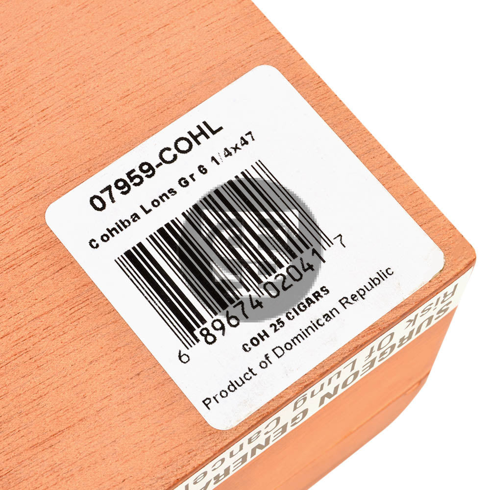 Cohiba Red Dot Lonsdale Grande Cigars Box of 25