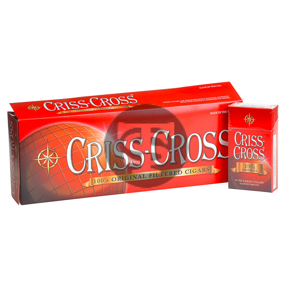Criss Cross Original Filtered Cigars 10 Packs of 20 1