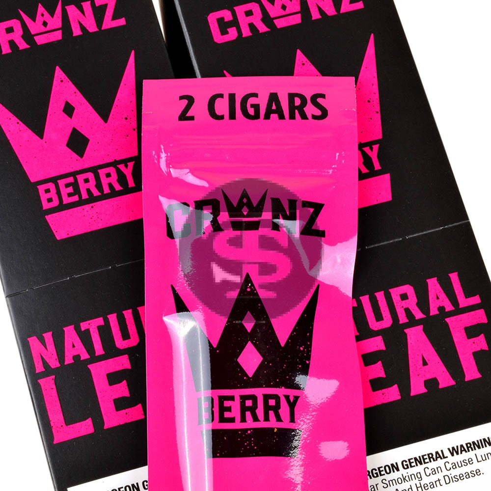 Crwnz Natural Leaf Berry Cigarillos Save on 2