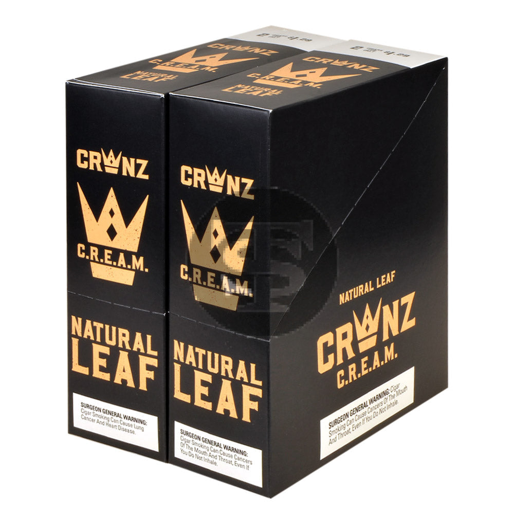 Crwnz Natural Leaf Cream Cigarillos Pre-Priced $1.29