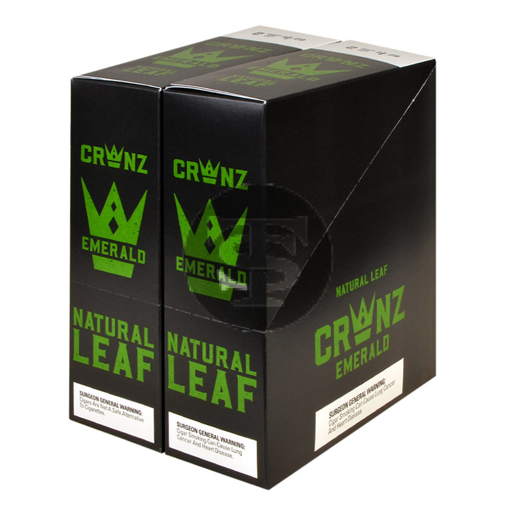 Crwnz Natural Leaf Emerald Cigarillos, Pre-Priced $1.29 – Tobacco Stock