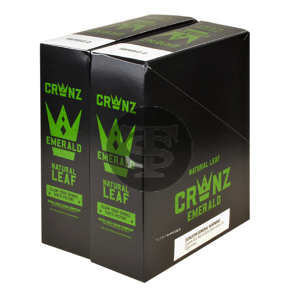 CIGARETTES リチャード・クライン Crwnz Natural Leaf Emerald Cigarillos, Save on 2 – Tobacco Stock