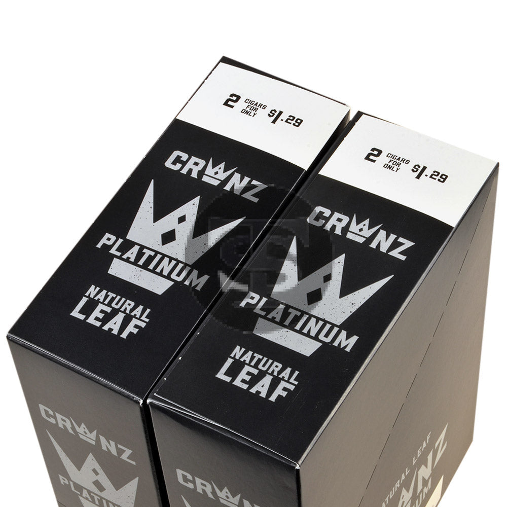 CIGARETTES リチャード・クライン Crwnz Natural Leaf Platinum Cigarillos, Pre-Priced $1.29 – Tobacco