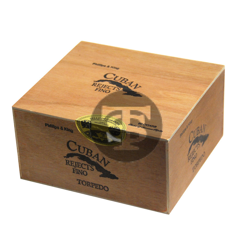 Cuban Rejects Torpedo Connecticut Cigars Box of 50 1