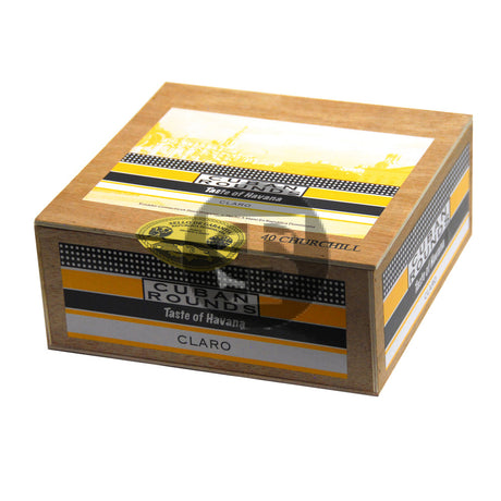 Cuban Rounds Churchill Claro Cigars Box of 40 1