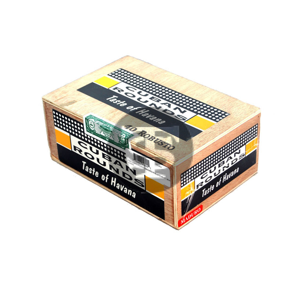 Cuban Rounds Robusto Maduro Cigars Box of 40 1