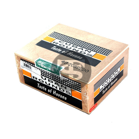 Cuban Rounds Torpedo Maduro Cigars Box of 40 1