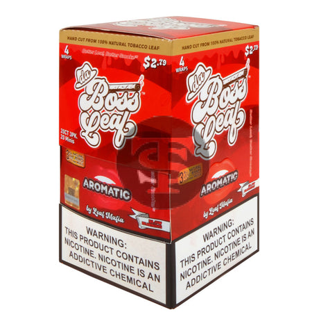 Da Boss $2.79 pre-price Aromatic Leaf Wraps 20 packs of 4