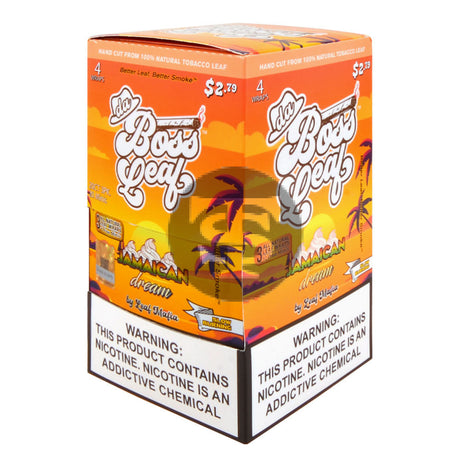 Da Boss $2.79 pre-price Jamaican Dream Leaf Wraps 20 packs of 4