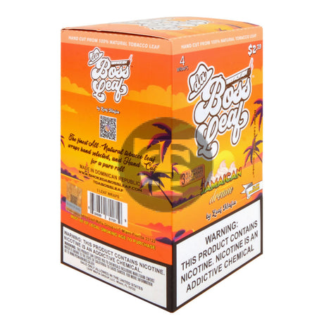 Da Boss $2.79 pre-price Jamaican Dream Leaf Wraps 20 packs of 4