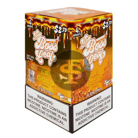 Da Boss $2.79 pre-price La Gold Wraps 20 packs of 4