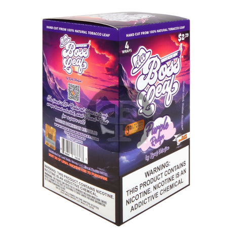 Da Boss $2.79 pre-price Purple Reign Leaf Wraps 20 packs of 4