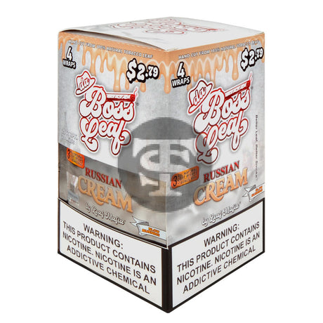 Da Boss $2.79 pre-price Russian Cream Wraps 20 packs of 4