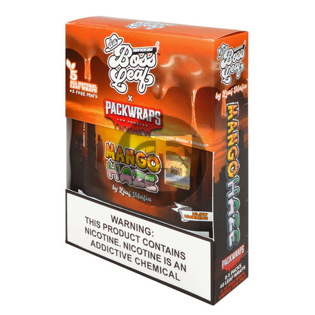 Da Boss Mango Haze Leaf Wraps 8 packs of 5