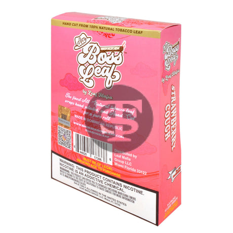Da Boss Strawberry Cough Leaf Wraps 8 packs of 5