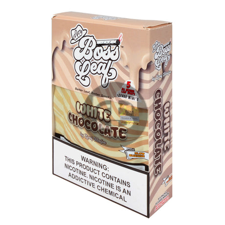 Da Boss White Chocolate Leaf Wraps 8 packs of 5