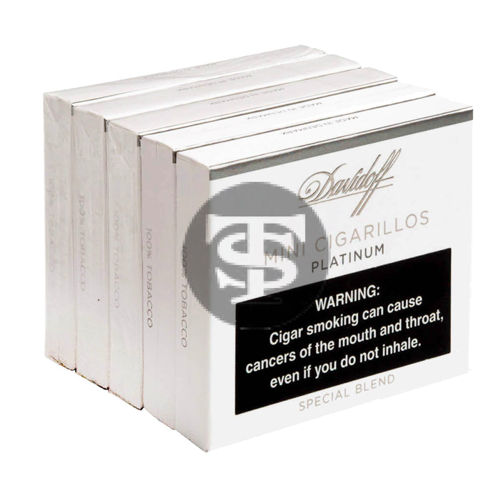 cigarettes davidoff Davidoff Mini Cigarillos Platinum 5 Packs of 20 – Tobacco Stock