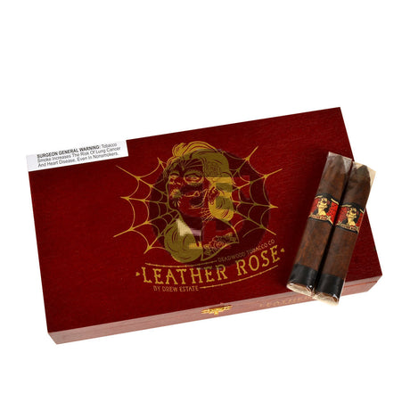 Deadwood Leather Rose Torpedo Cigars Box of 24 2
